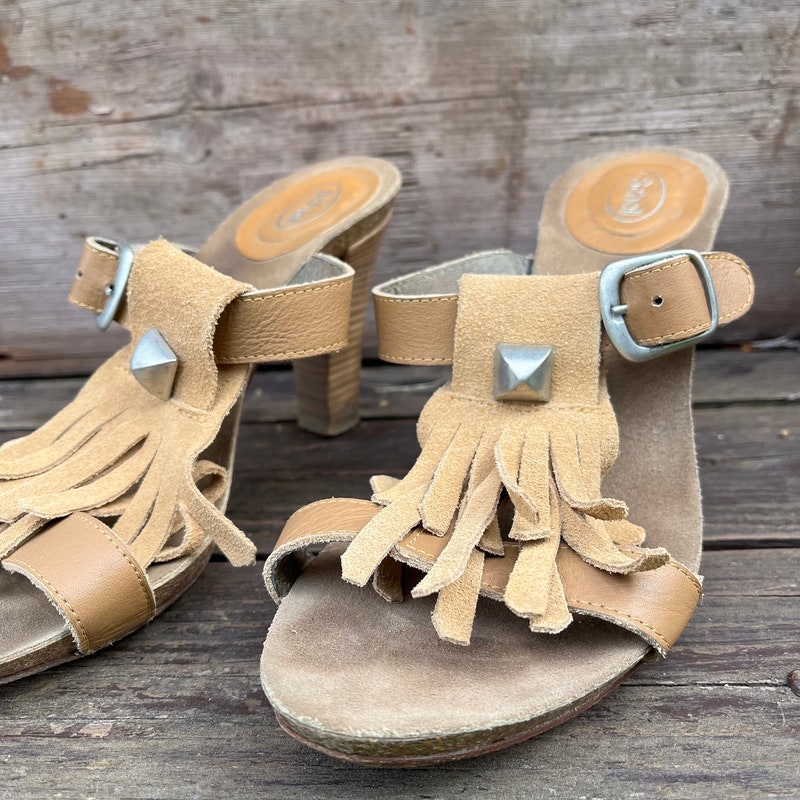 painted dr scholls sandals