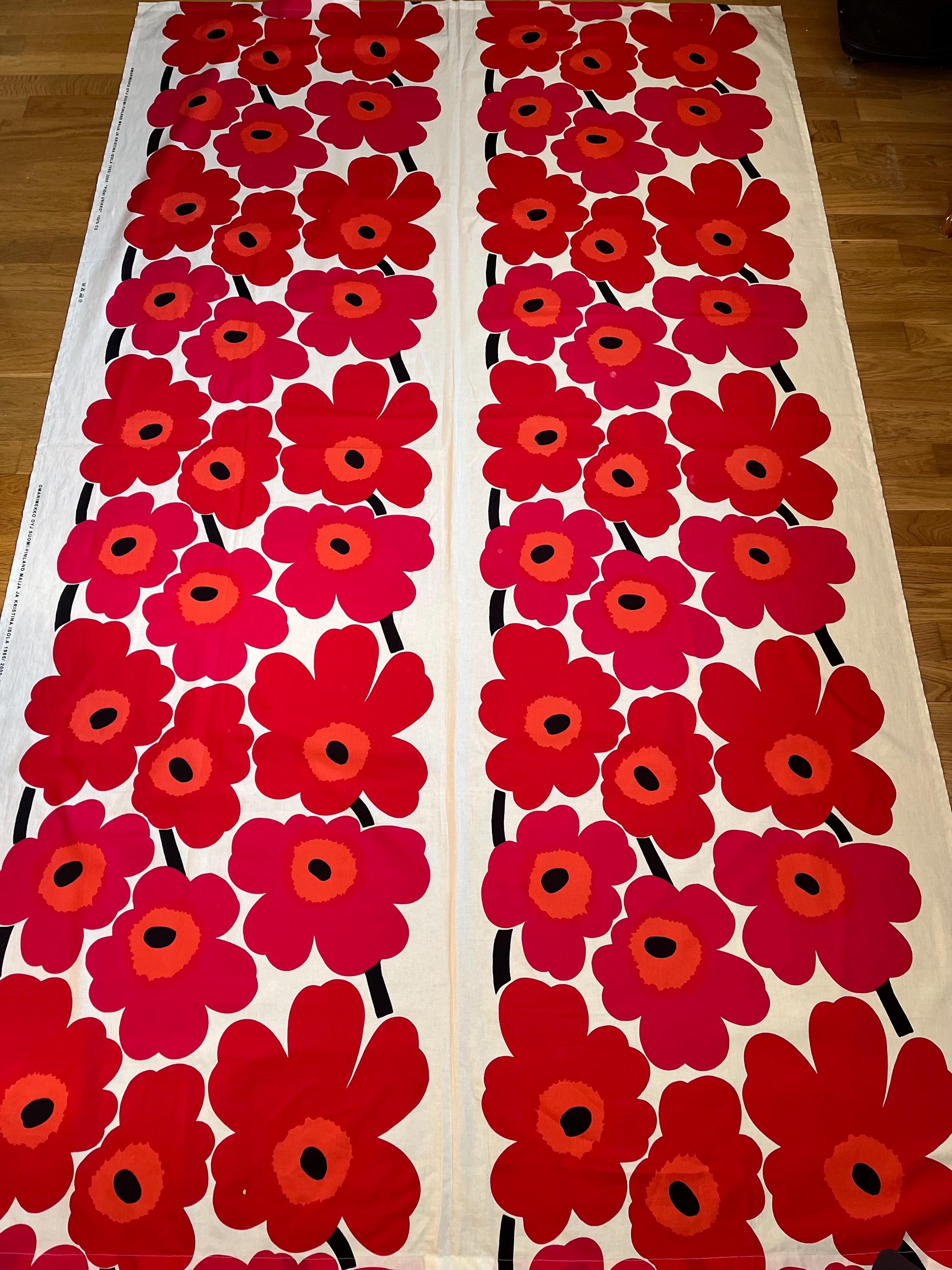 marimekko Kupoli柄 38 美品✨ Marimekko Large Floral Pattern Made Finland Finnish Design