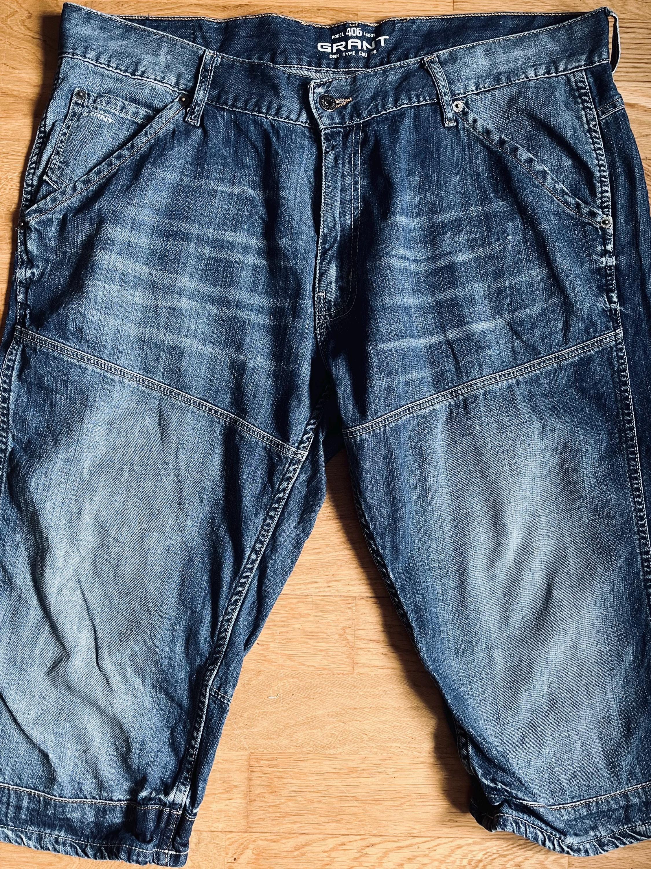 XXL Vintage GRANT Model 406 Shorts Blue Ligtly Stressed Baggy