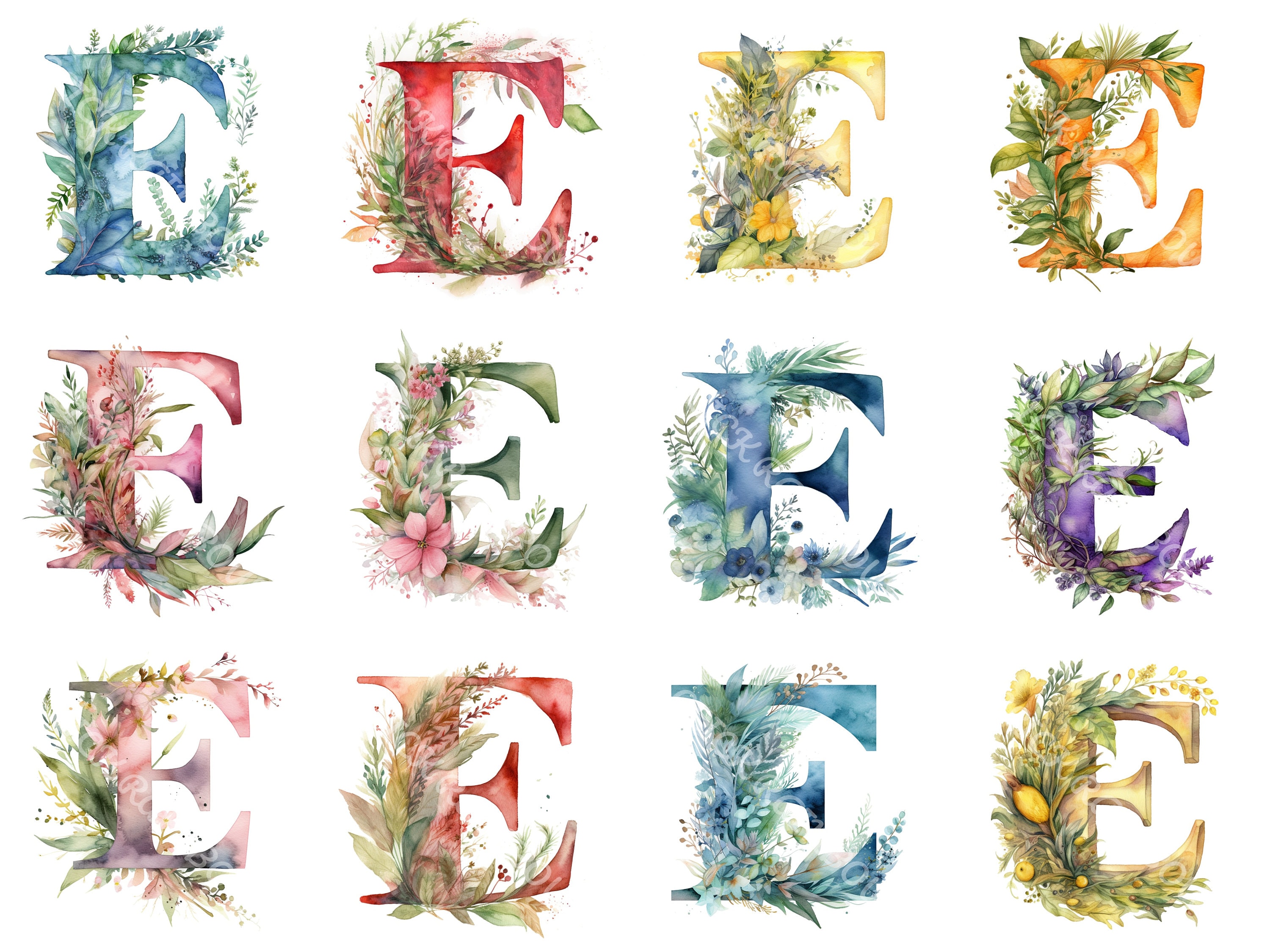 Letter E Clipart 12 Letter E PNG Letter E Canvas Letter E