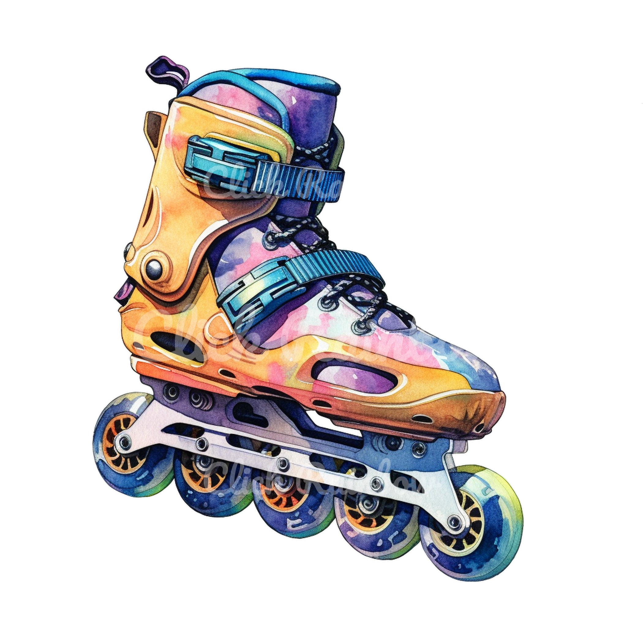 Rollerblades Clipart, 12 Rollerblades PNG, Rollerblades Illustration, Rollerblades Watercolor ...
