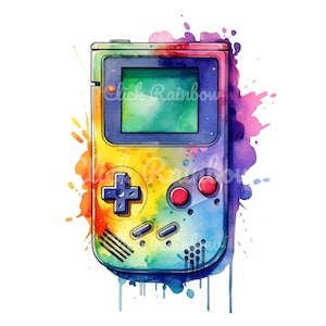 Gameboy Clipart, 12 Gameboy PNG, Gameboy Illustration, Gameboy Art Print, Gameboy Drawing, Gameboy Logo, Gameboy Design, Instant Download