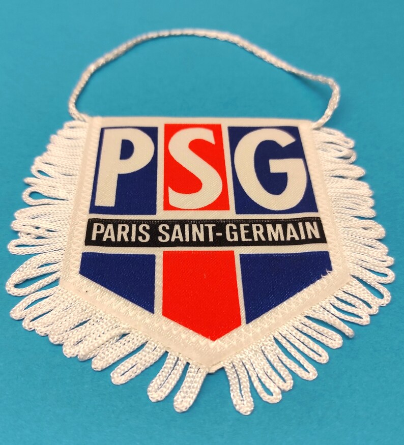 PSG Paris Saint Germain fanion vintage football banderin