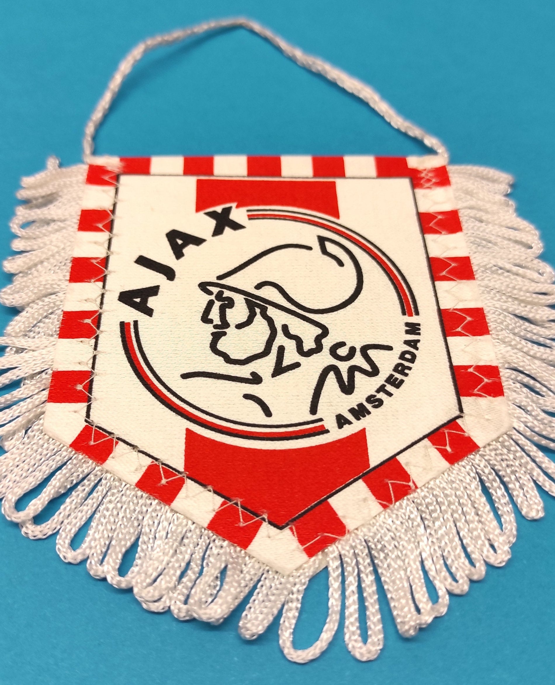 Fanion Ajax Amsterdam Vintage - 27 Cm - Club De Football Néerlandais - KNVB