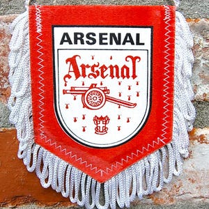 Arsenal football club 1980s soccer football handmade pennant