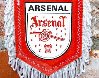 Fanion vintage Football Gunners Arsenal 80's wimpel pennant