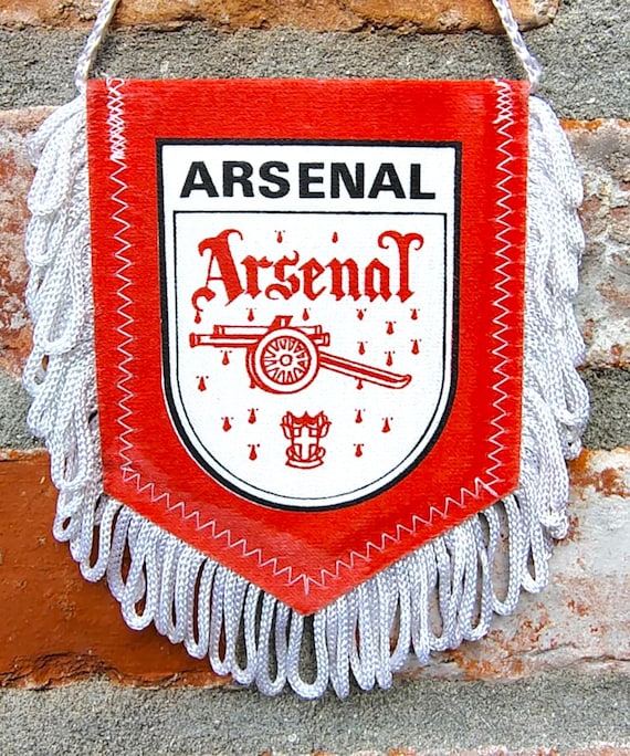 Arsenal Football Club 1980s Soccer Football Handmade Pennant - Etsy