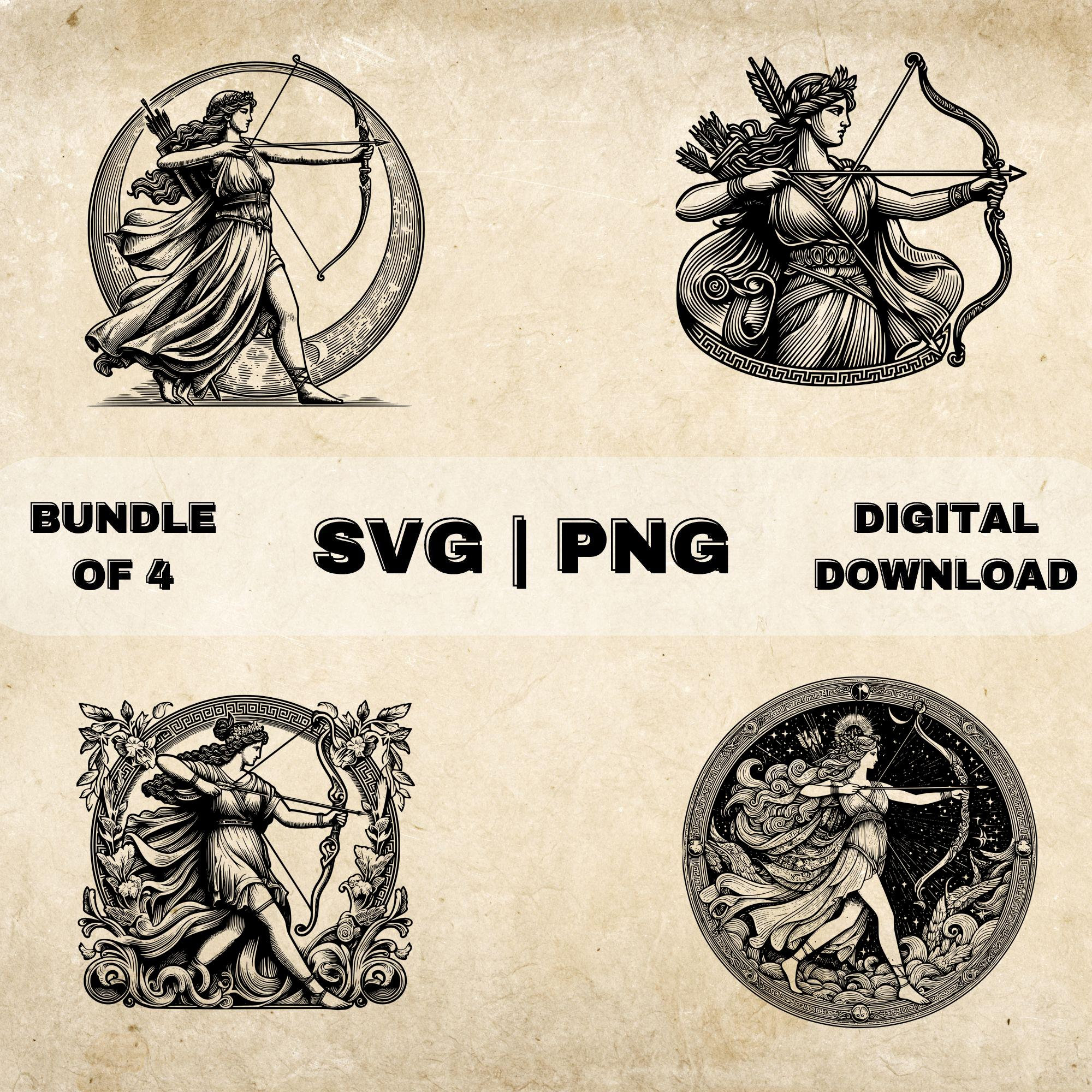 Artemis Greek Goddess Symbol Moon