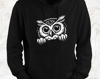 かわいいフクロウの SVG バンドル、フクロウのクリップアート、手描き