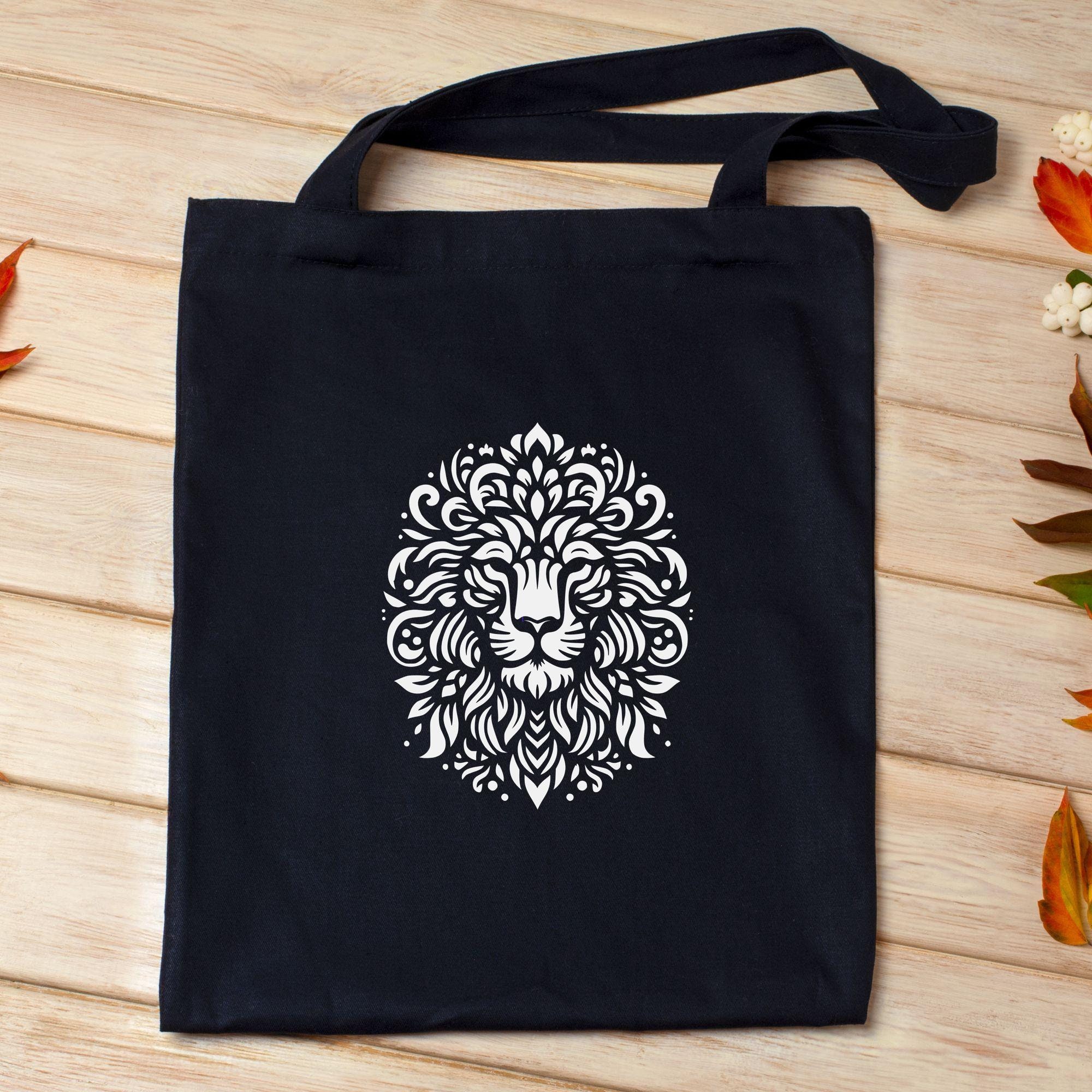 Floral Lion SVG Bundle, Lion Head Clipart, Hand Drawn Lion Lover Theme ...