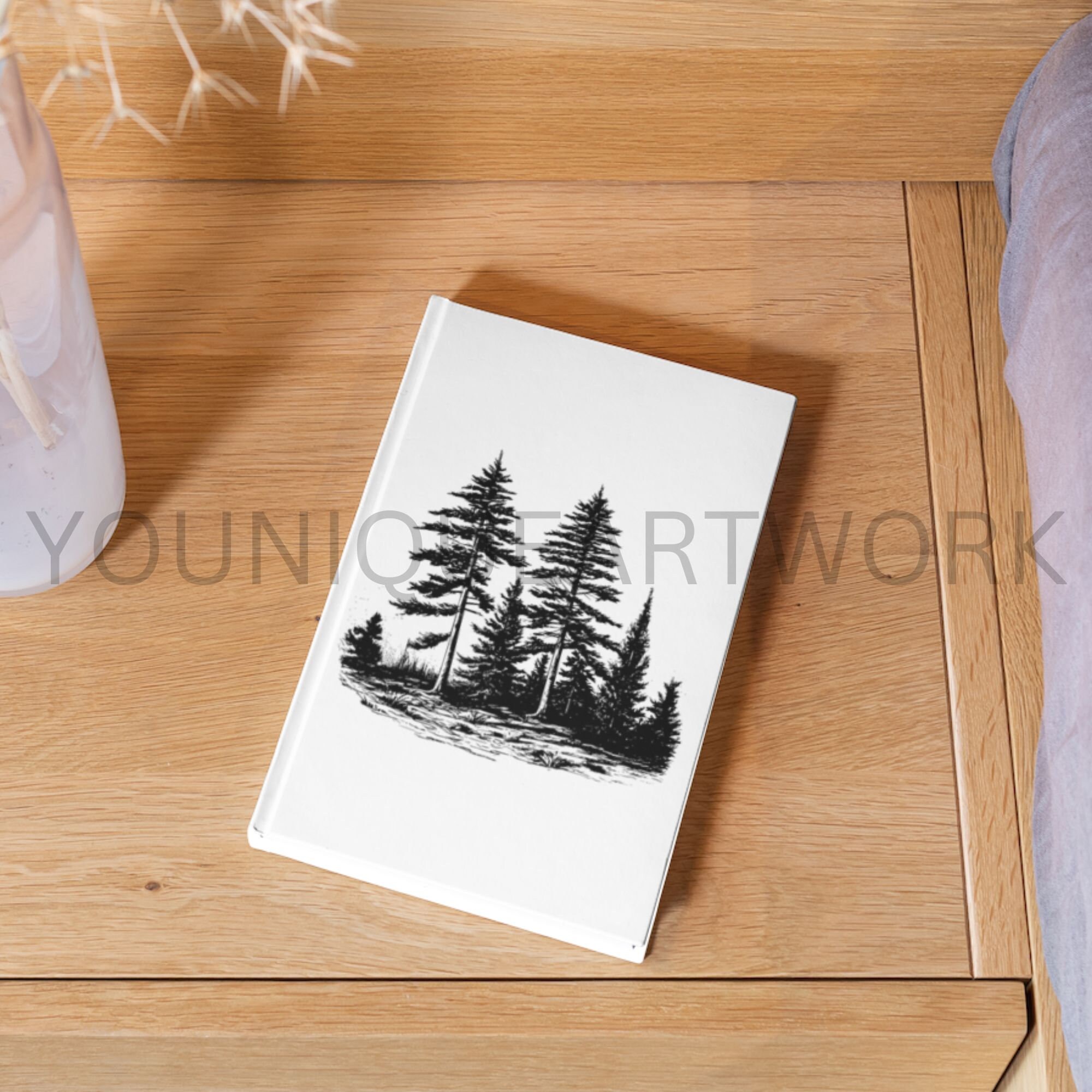 Pine Tree SVG Bundle PNG Pine Trees Clipart Hand Drawn Tree - Etsy