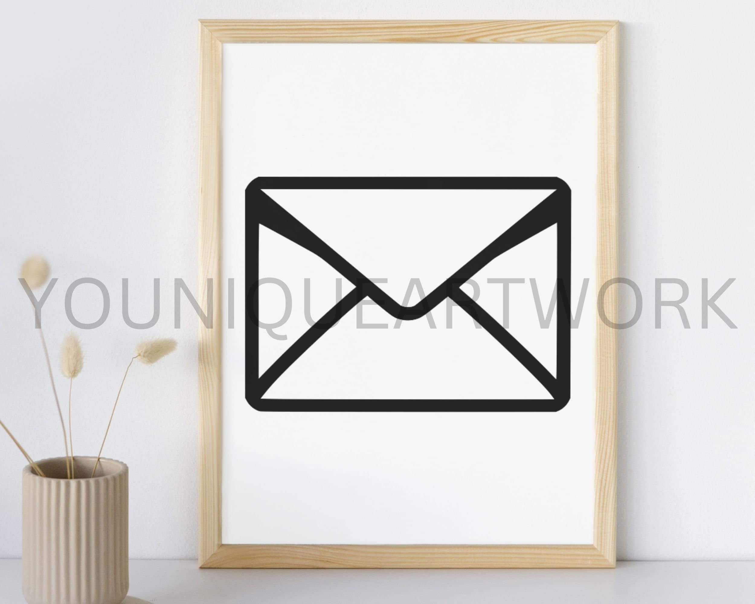 Envelope SVG Bundle, PNG, Envelope Clipart, Hand Drawn Envelope Vector ...
