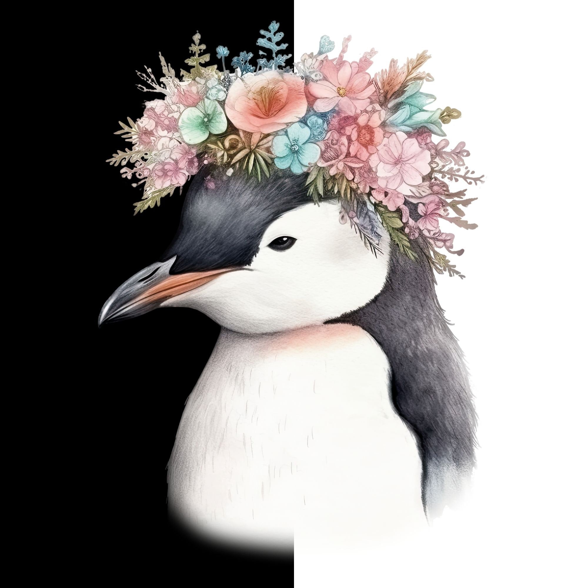 Cute Penguin Clipart, Penguin PNG Files for Sublimation, Penguins Clip