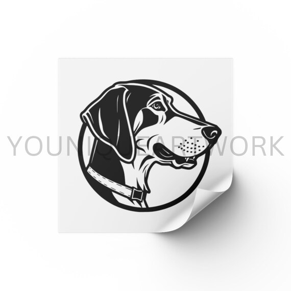 American Foxhound SVG Bundle, PNG, Dogs Clipart, Hand Drawn Dog
