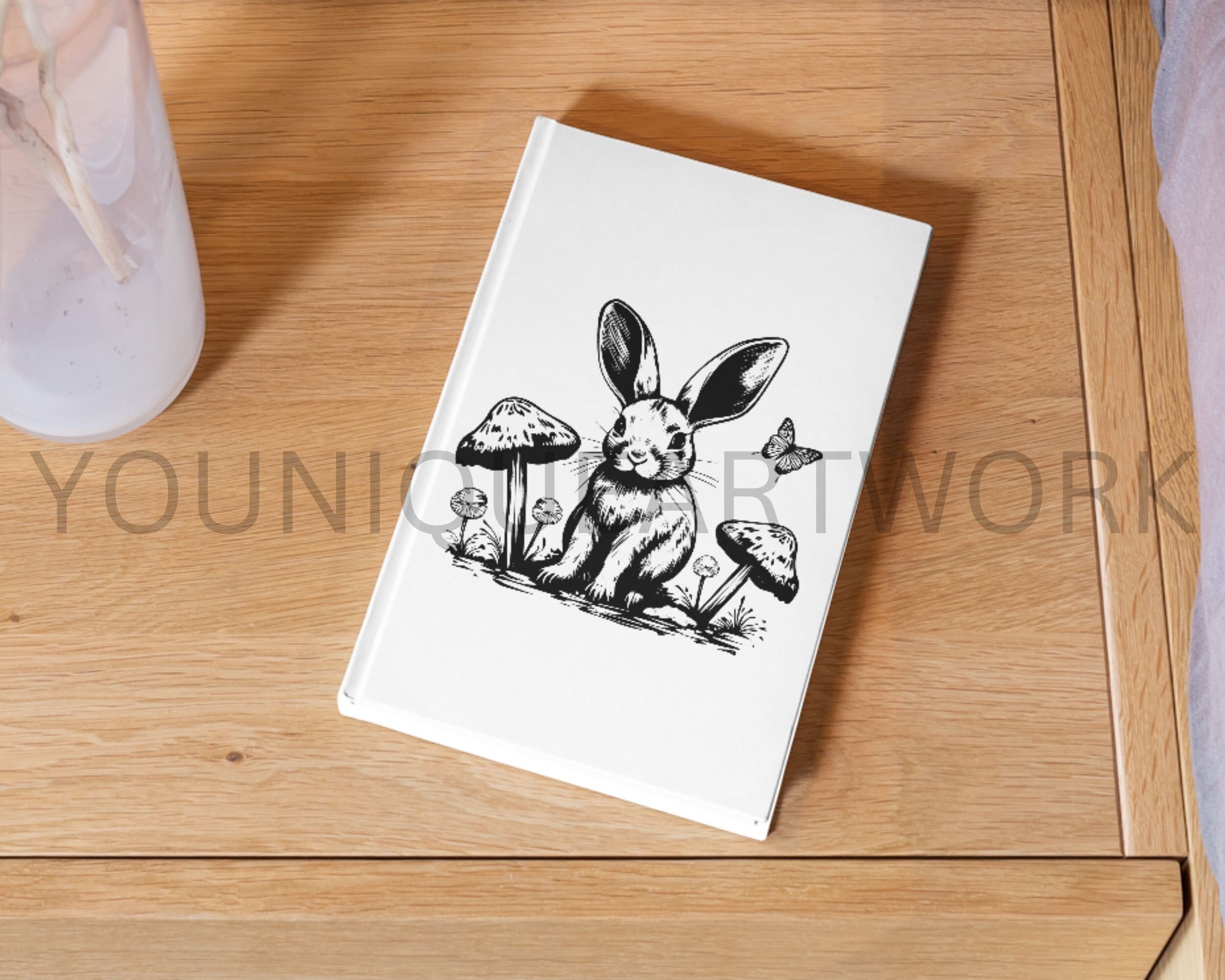 Cute Rabbit SVG Bundle, PNG, Baby Bunny Clipart, Hand Drawn Rabbits ...
