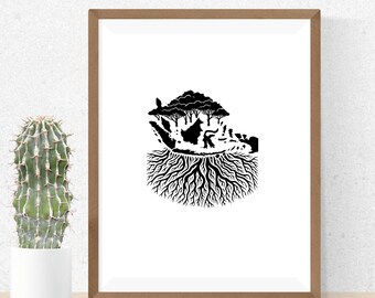 インドネシア SVG バンドル、インドネシア クリップアート、手描きの