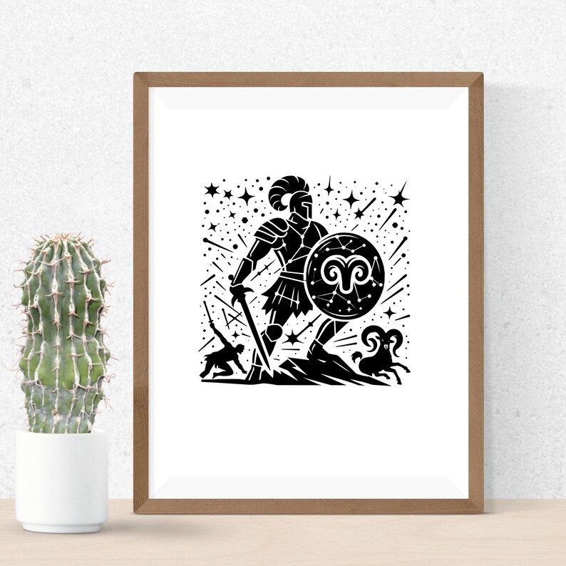 Aries SVG Bundle, Zodiac Sign Clipart, Hand Drawn Astrology Themed ...
