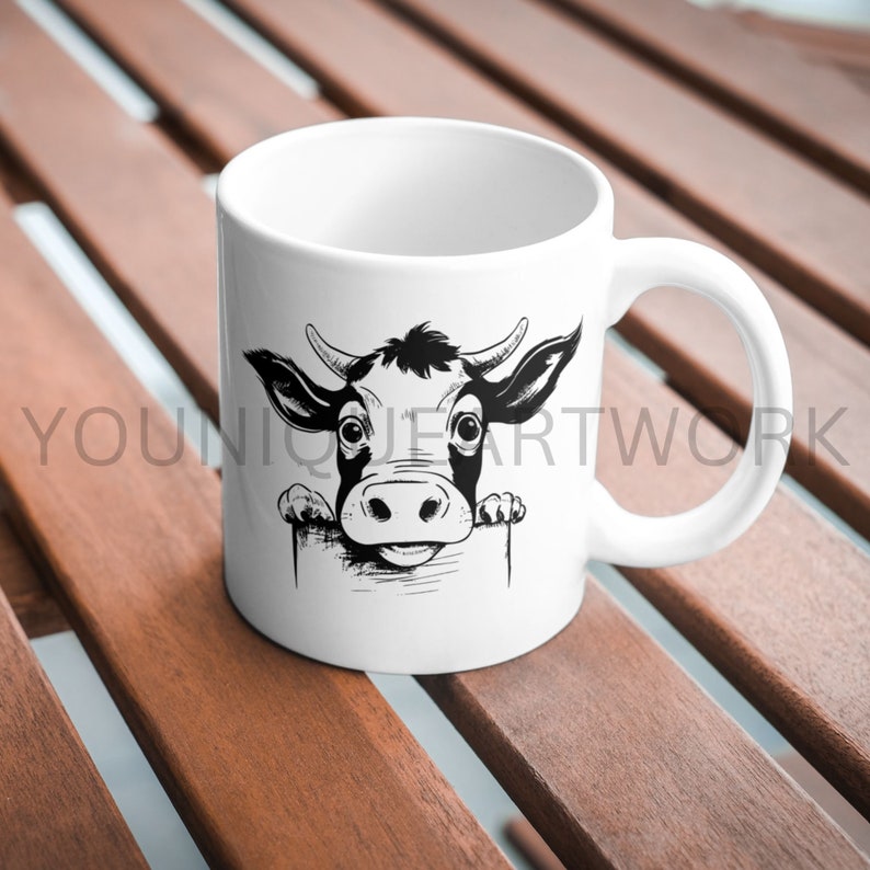 Cute Cow SVG Bundle PNG Farm Animal Clipart Hand Drawn Baby - Etsy