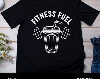 Fitness Tankbild SVG PNG Clipart - Fitnessstudio Vektor-Shirt Design Digital Download Geschenkidee