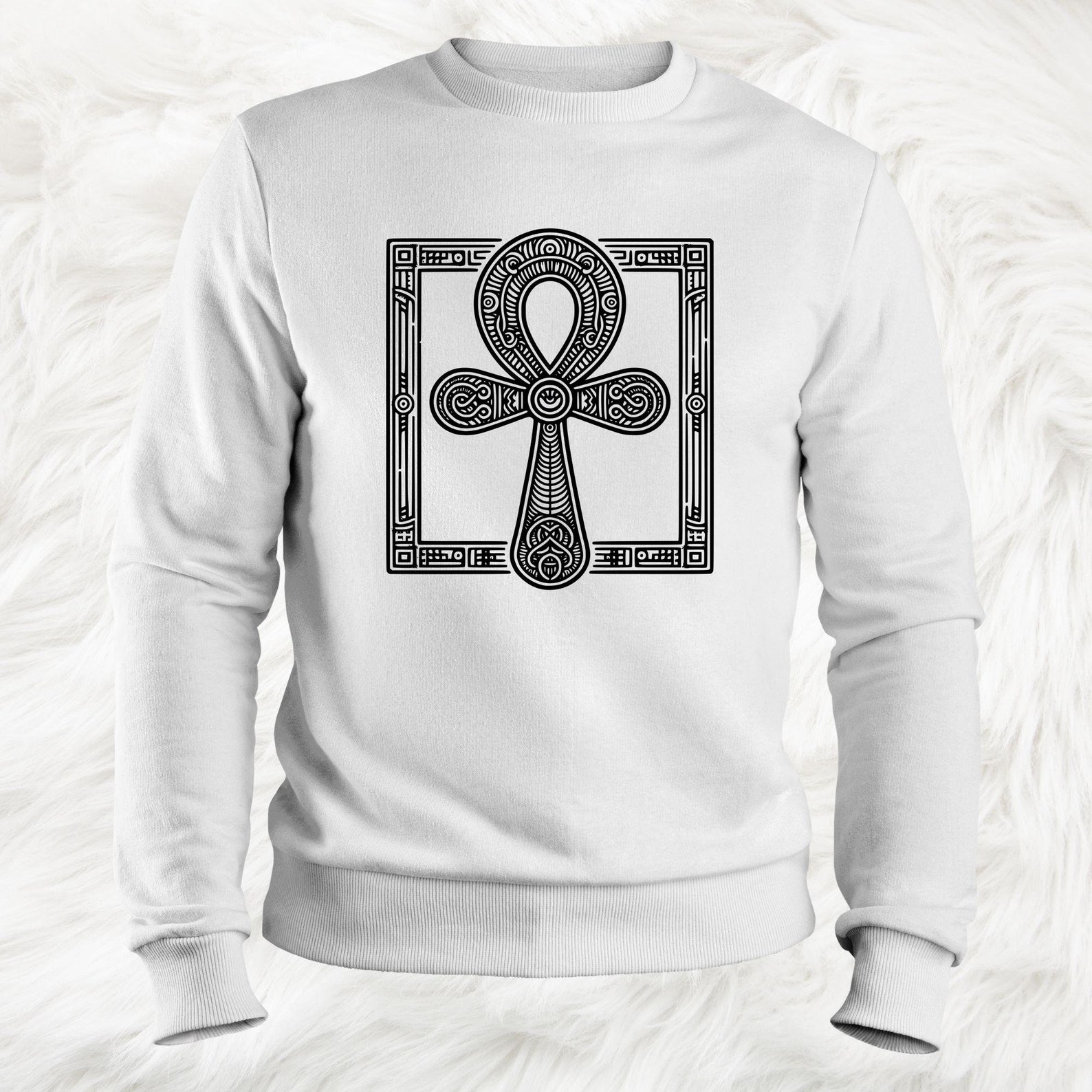 Ankh SVG Bundle, Egyptian Cross Clipart, Hand Drawn Ancient Egypt ...
