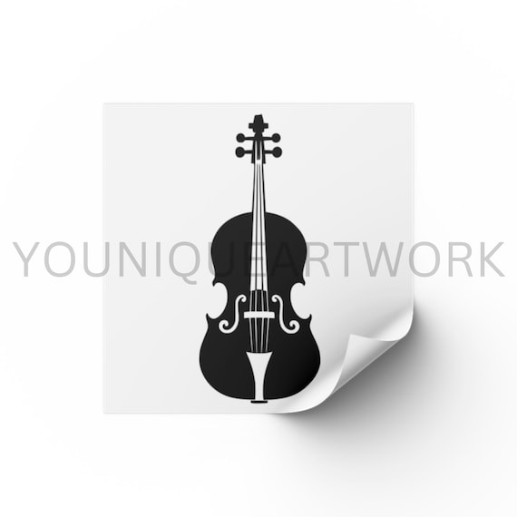 チェロ SVG バンドル、PNG、チェロ奏者のクリップアート、手描きの