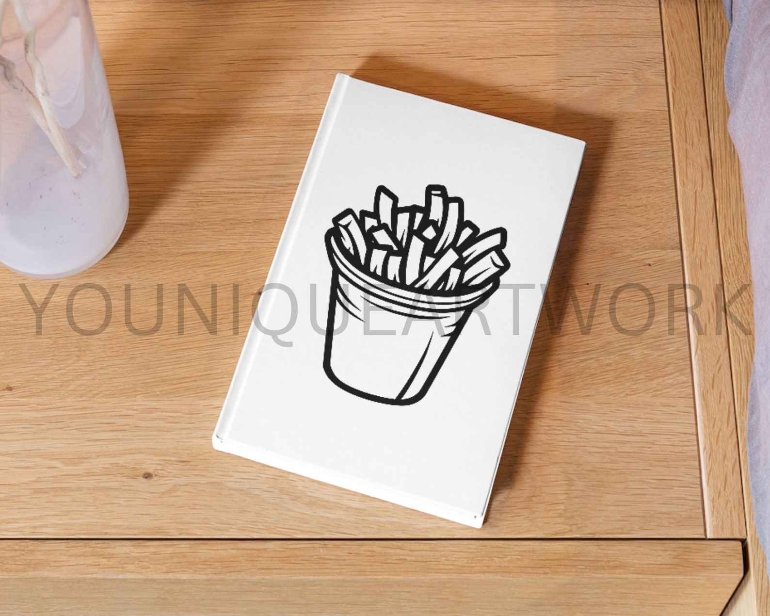 French Fries SVG Bundle PNG Fast Food Clipart Hand Drawn - Etsy
