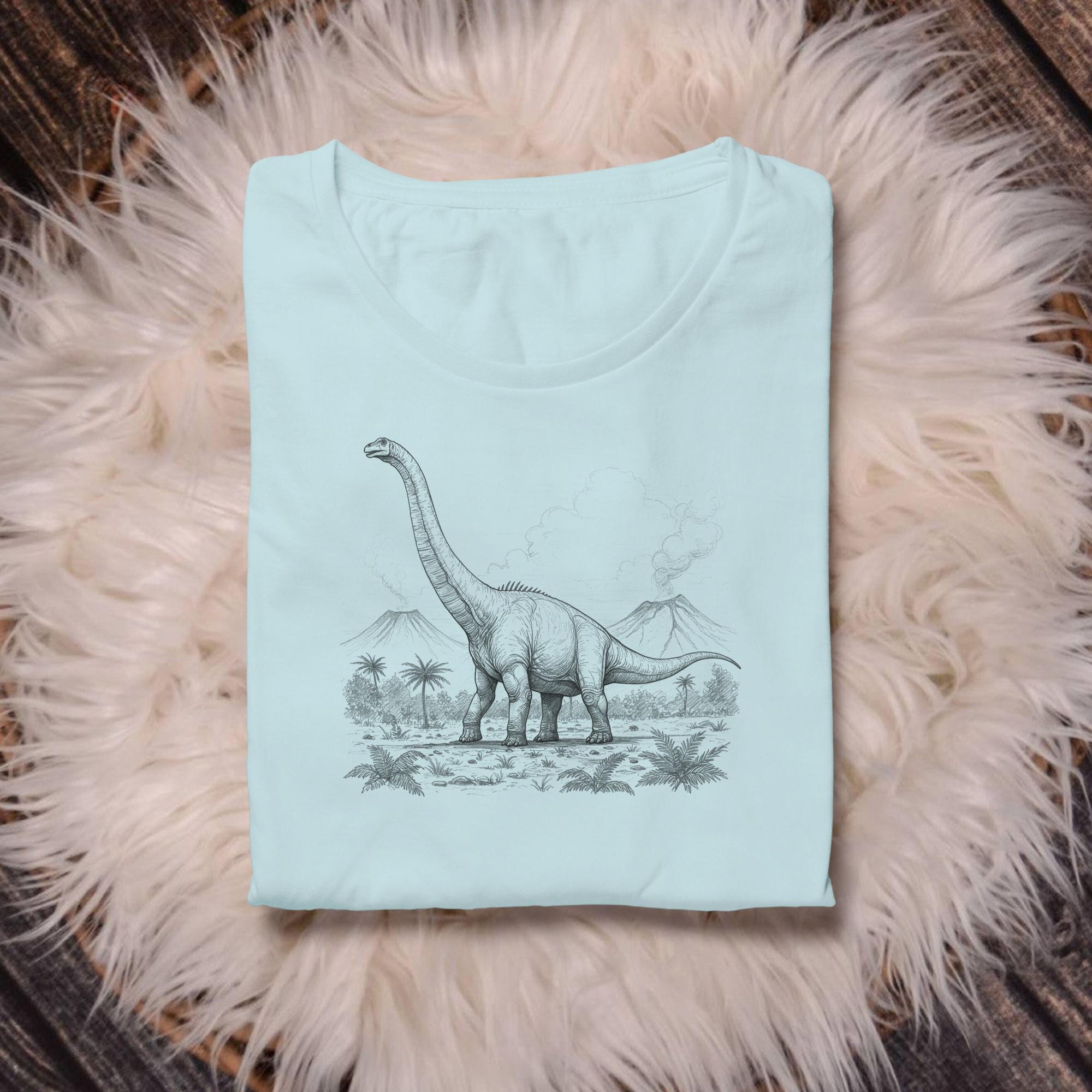 Brontosaurus Sketch PNG Sublimation Digital Download for Kids Shirt ...