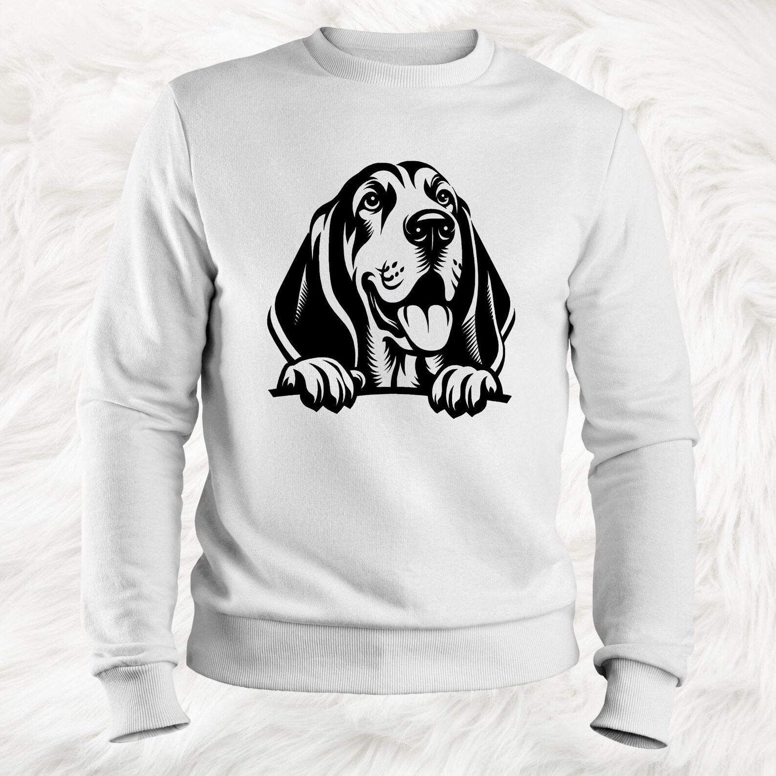 Bloodhound SVG Bundle, Bloodhound Mom Clipart, Hand Drawn Dog Theme ...