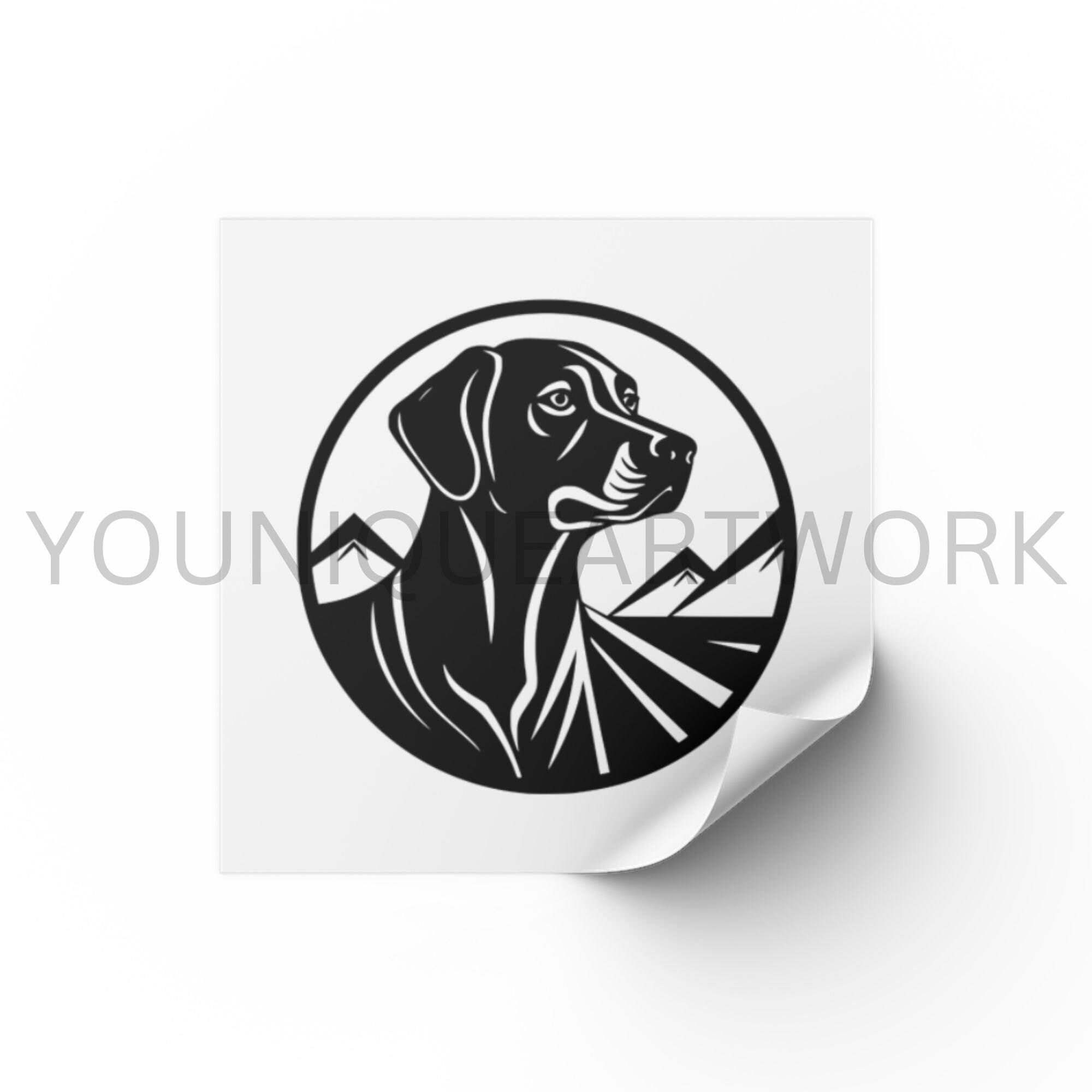 Labrador Retriever SVG Bundle, PNG, Dogs Clipart, Hand Drawn Dog Vector ...