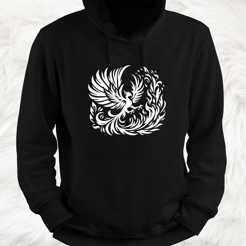 Phoenix SVG Bundle, Phoenix Clipart, Hand Drawn Rising Phoenix Theme ...