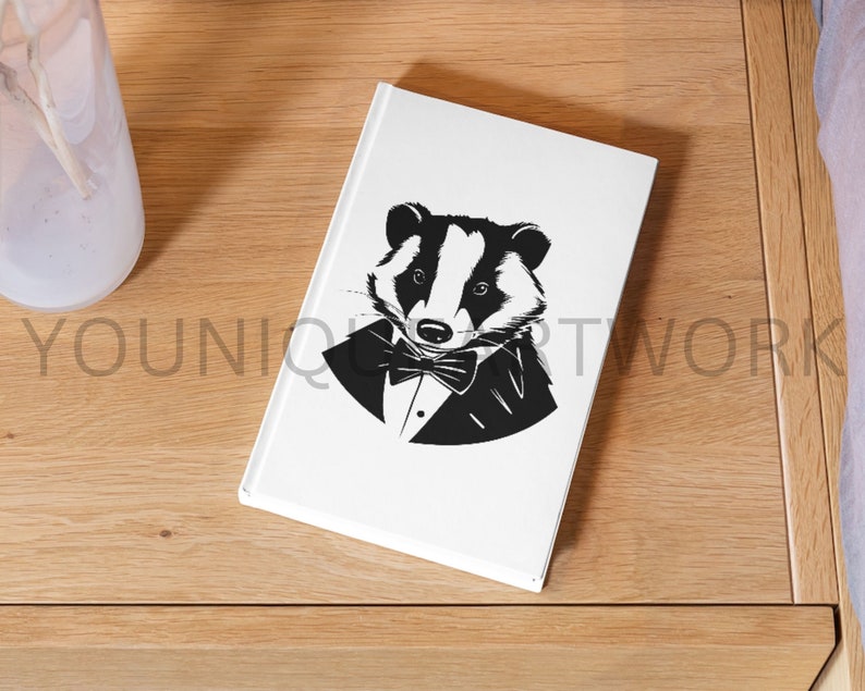 Badger SVG Bundle, PNG, Badger Clipart, Hand Drawn Badger Vector ...