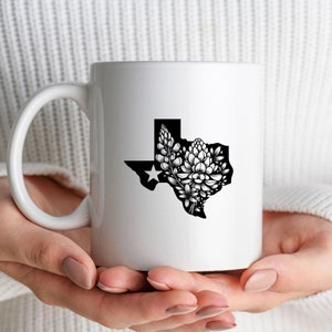 Texas State SVG Bundle, Texas Clipart, Bluebonnet, Houston Skyline, Roots Landscape Art Theme Vector, PNG Files For Laser Engraving & Craft image 3