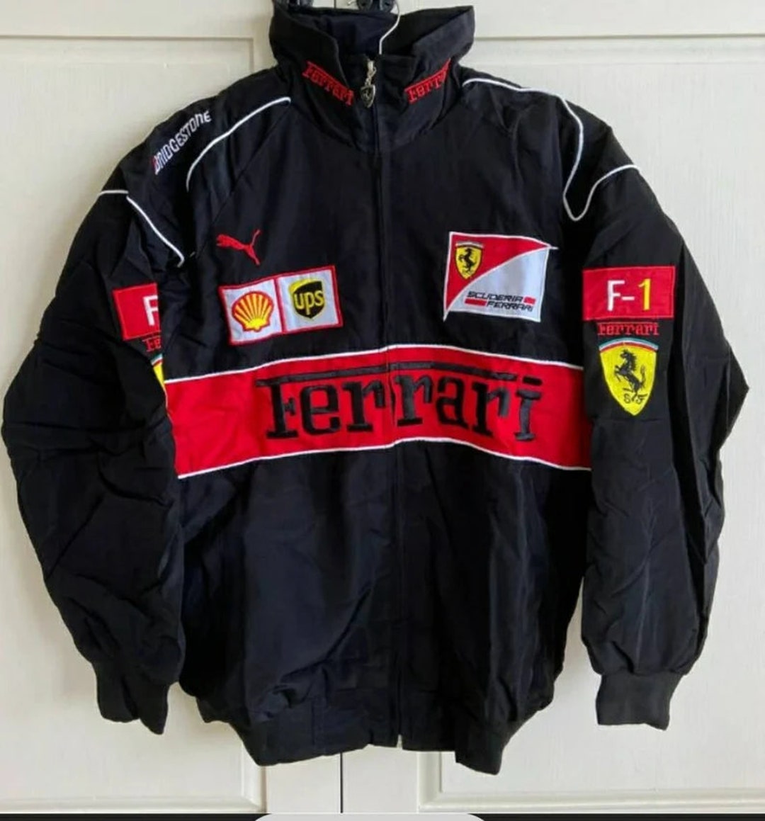 Ferrari Racing Jacket Ferrari Bomber Jacket Style Formula 1 - Etsy UK