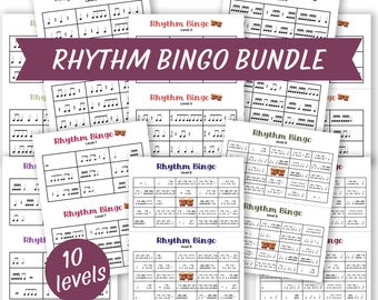 Paquete de Bingo Rítmico - 10 niveles