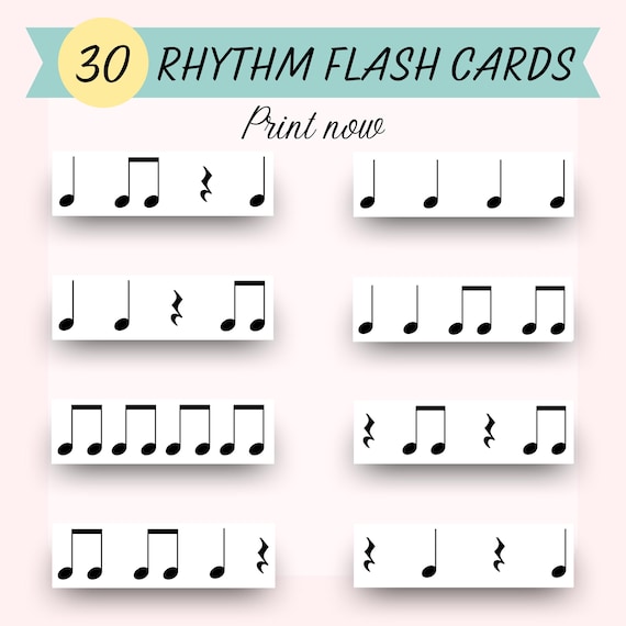 Free Rhythm Pattern Card Set | Ashley Danyew