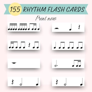 Rhythm Flash-kaarten (set 5)