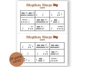 Ritmebingo: niveau 5