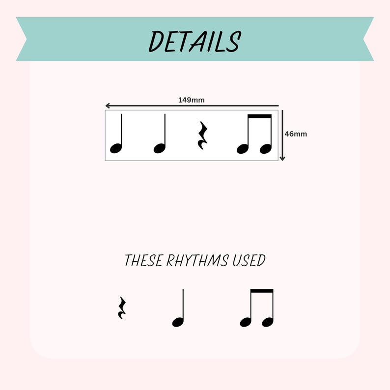 Rhythm Flash Cards (set 2), Crotchet, Crotchet Rest, Joined Quavers ...