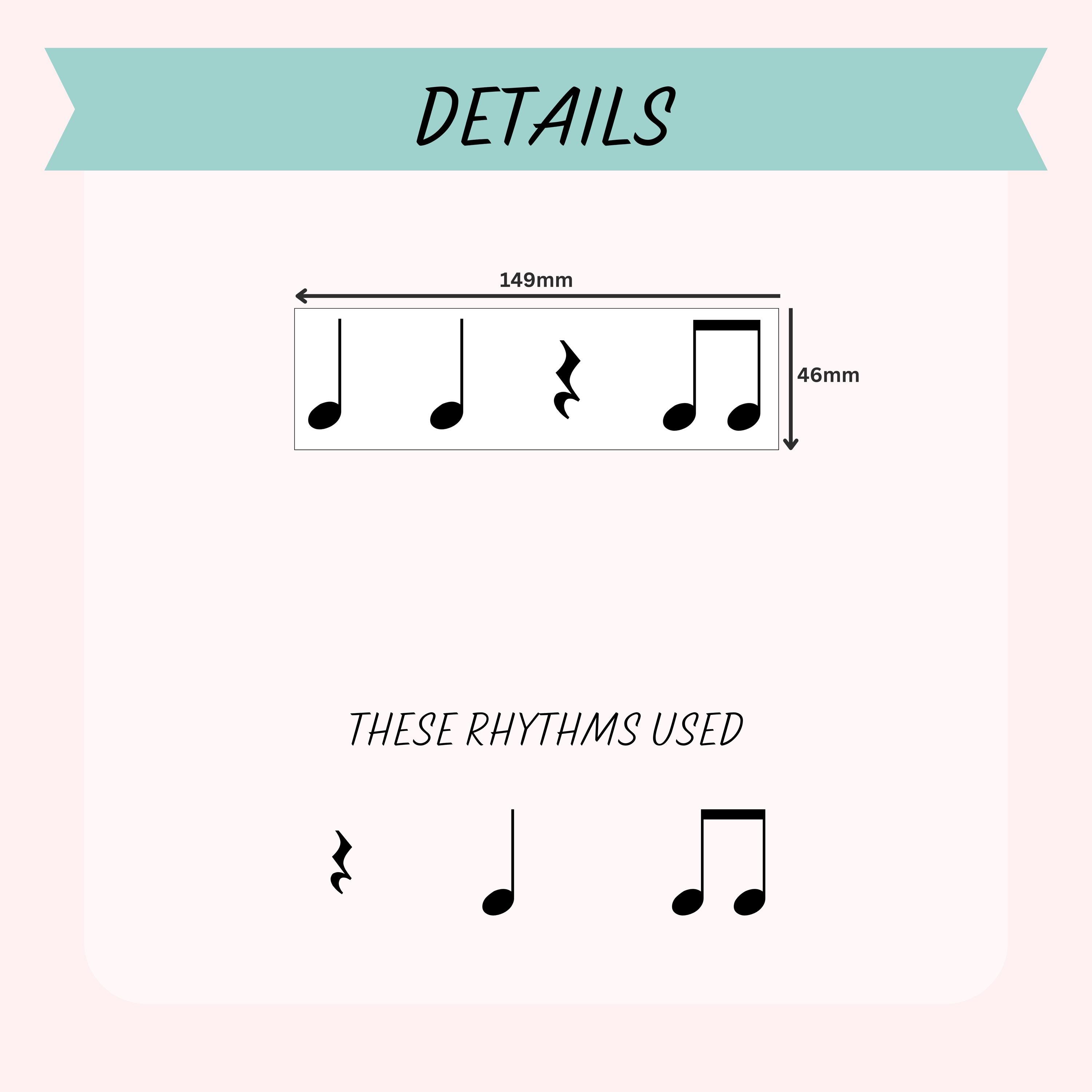 Rhythm Flash Cards (set 5) - Etsy