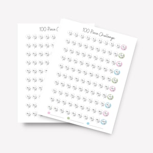 Practice Chart, 100 Piece Challenge, Piano Lessons Practice Chart