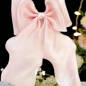 Personalized Organza Bows – Elegant Accessories for Flower Girl Proposal Boxes