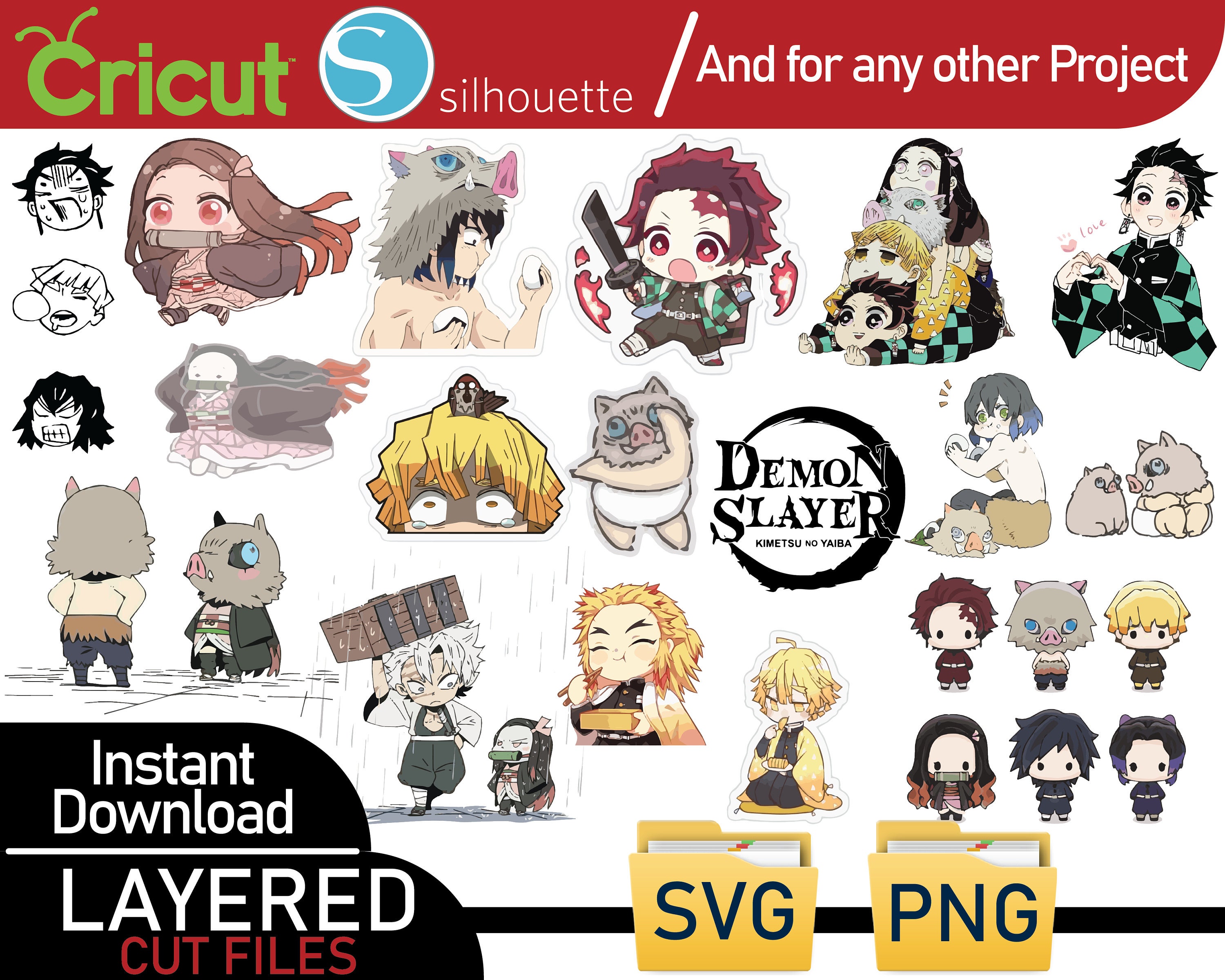 Chibi SVG / PNG Chibi Poses Anime SVG Chibi Anime Svg 