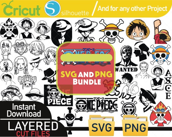 One Piece Svg, Luffy One Piece Svg, Luffy Svg, One Piece Anime Svg, Anime  Gift Svg, Anime Svg, png, eps, dxf digital download.