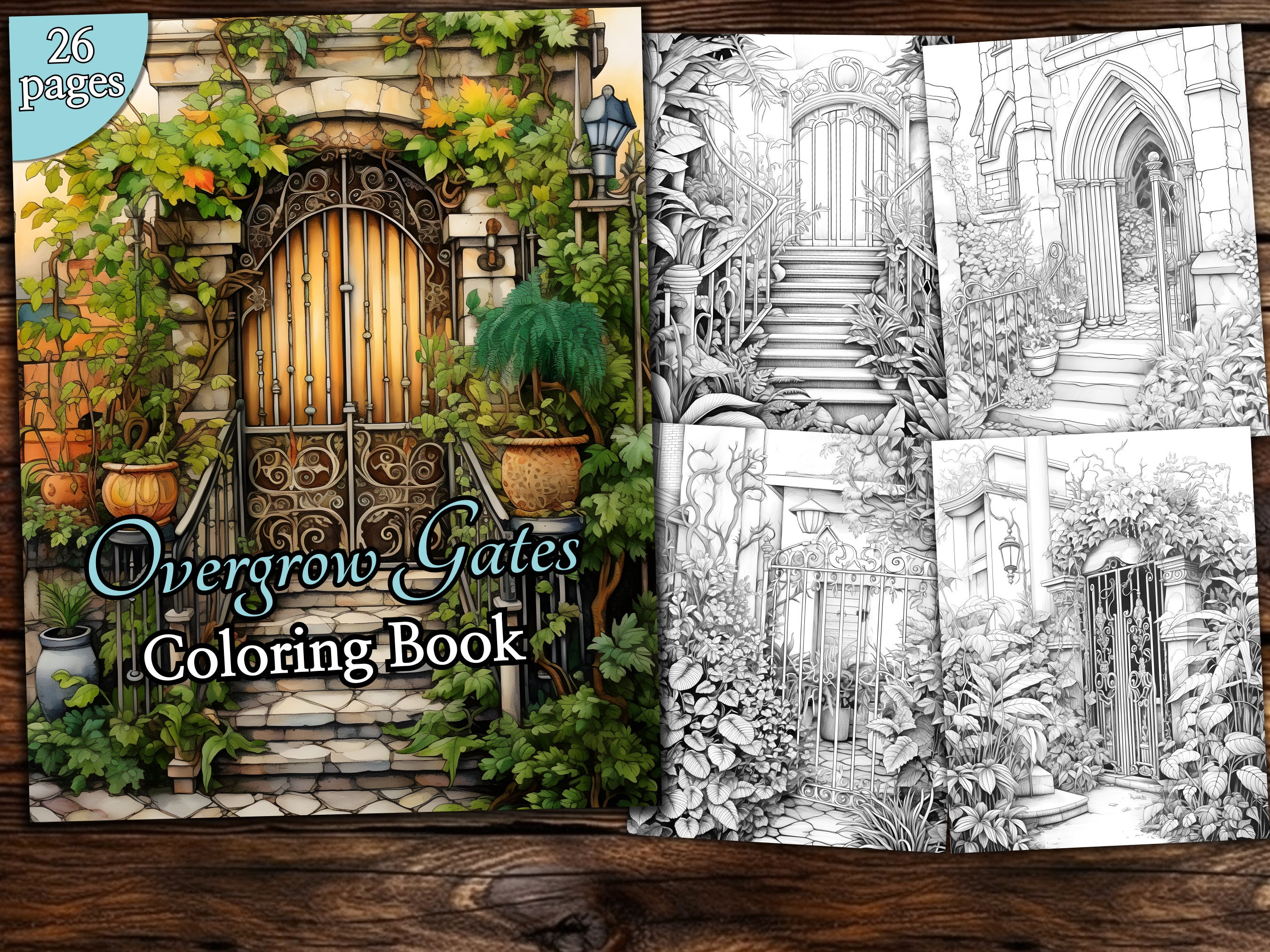 From Johanna Basford's Secret Garden I used Prismacolor premier pencils,  Caran D'ache NeoColors 1 wax pastels, Copic markers, metallic gold \u0026 silver  signos, white signo, Staedtler fineliners and a Prismacolor colorless  blending, image size:2700x2025