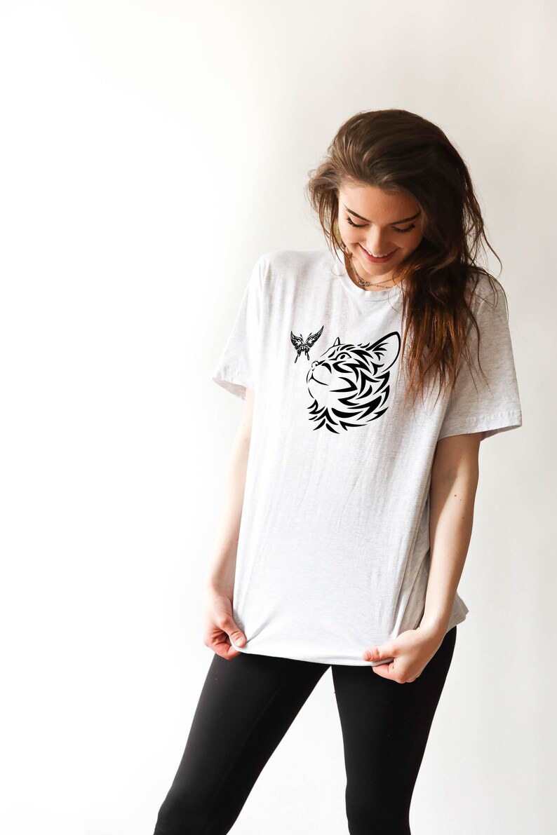 T-Shirt Cat Style Streetwear Fashion Pet Statement Cool Gift image 4