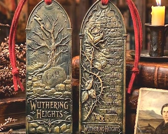 Wuthering Heights Bookmark | Gothic Literature, Dark Academia Book Accessory