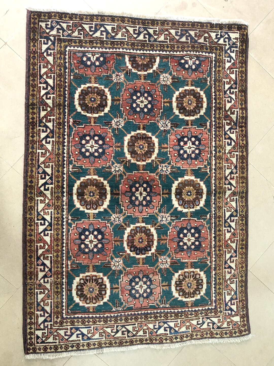 Vintage Central Asian Rug - Etsy