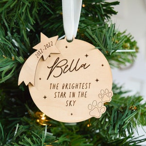 Personalised Pet Christmas Decoration