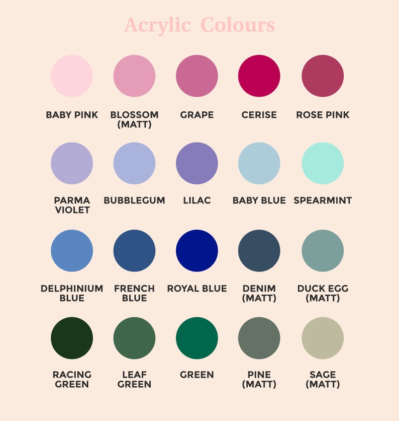 Acrylic Colours