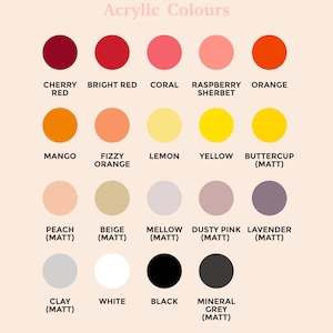 Acrylic Colours